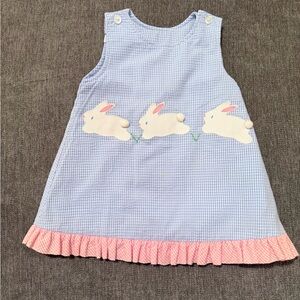 Funtasia Too Reversible Bunny/Flower Dress 18m Easter Floral Jumper